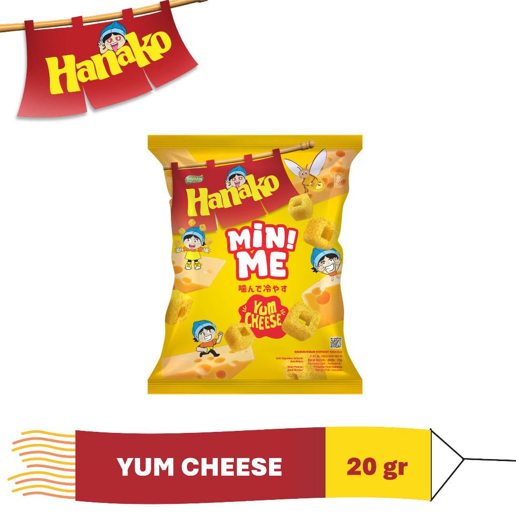Jual Hanako Snack Mini Me Yum Cheese 20 gr | Shopee Indonesia