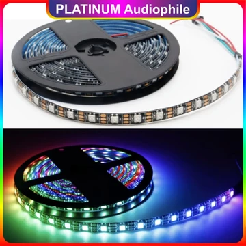 Lampu RGB LED Strip WS2812 60 Led Meter SMD 5050 5V