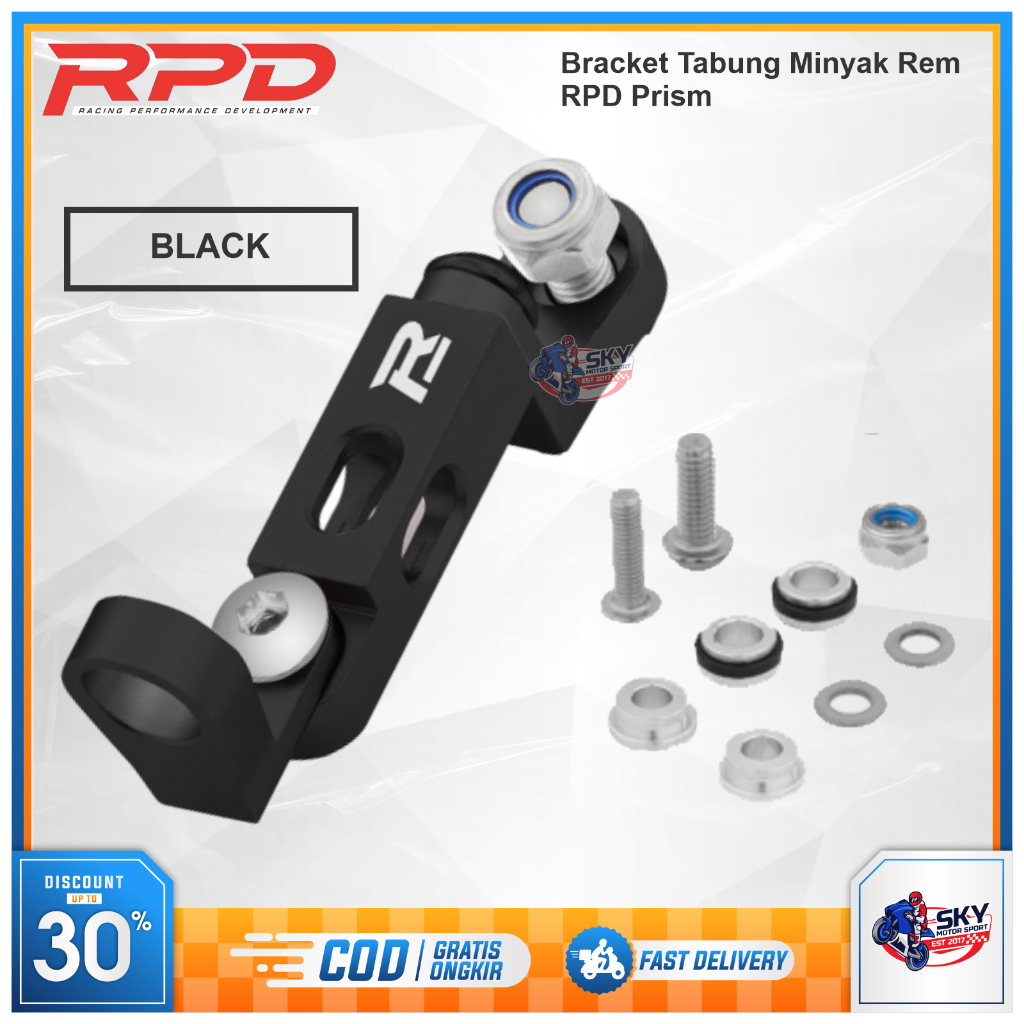 Jual Bracket Tabung Minyak Rem RPD Prism CNC Adjustable Original ...