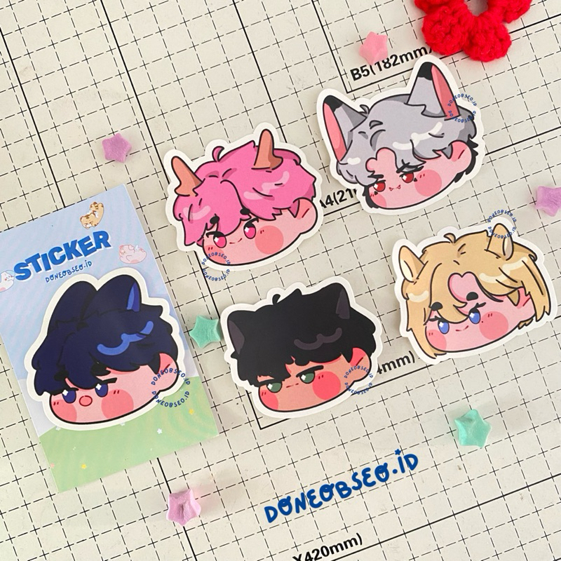 Jual PLAVE Sticker Die Cut Satuan Waterproof | Shopee Indonesia