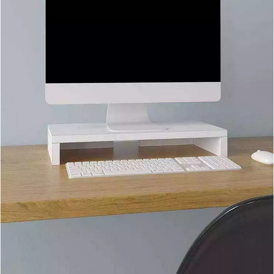 Jual Rak Rack Meja Kayu Stand Dudukan Tatakan Monitor PC Komputer ...