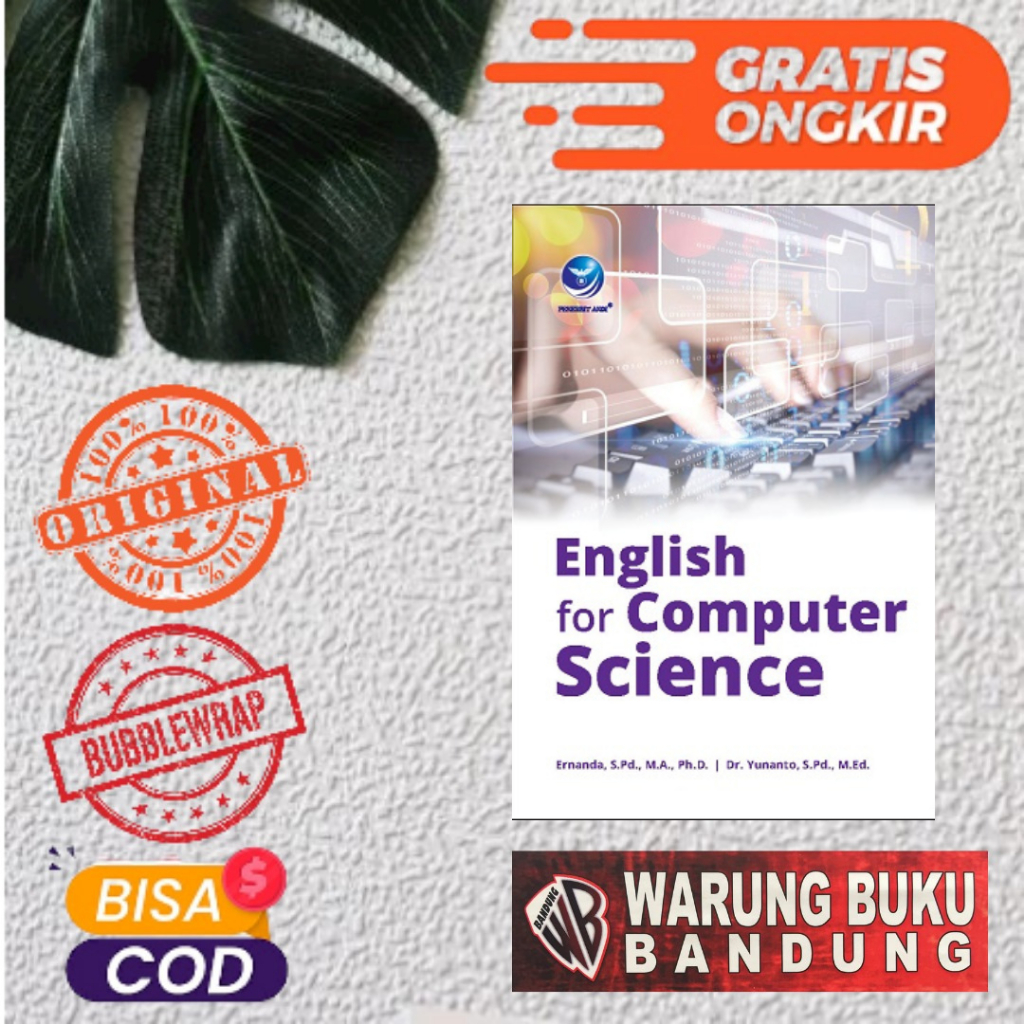 Jual BUKU ENGLISH FOR COMPUTER SCIENCE - Ernanda, S.Pd., M.A., Ph.D ...