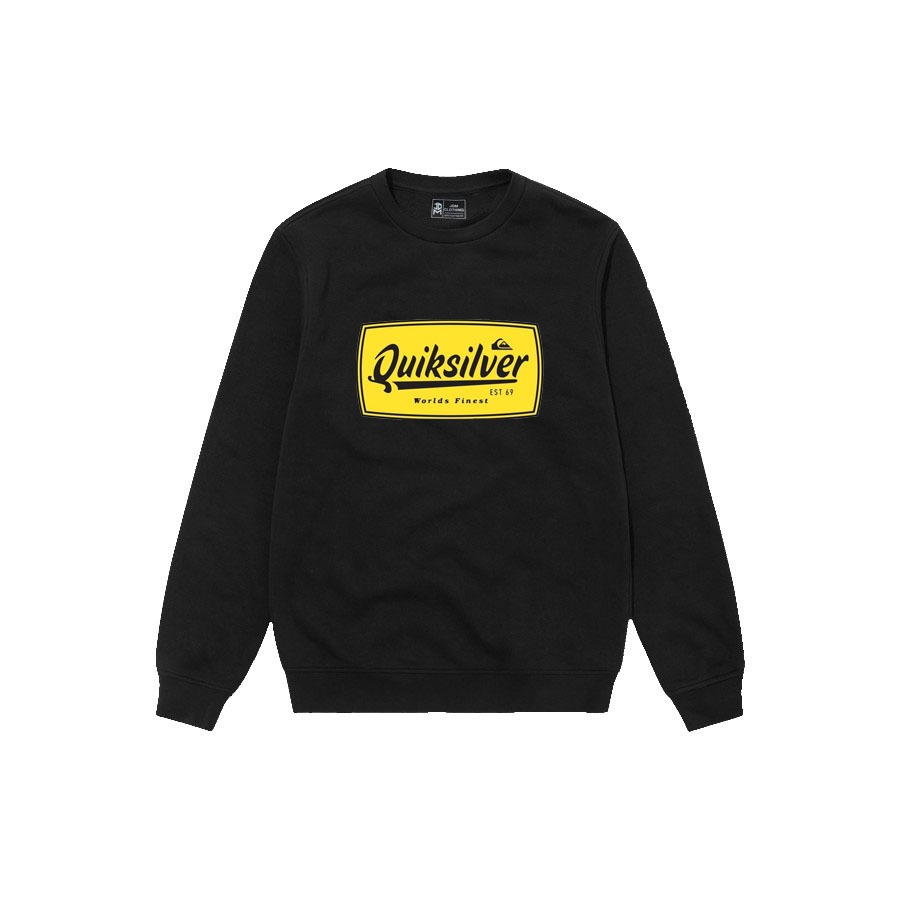 Jual RM Crewneck QUIKSILVER- Sweater Pria Wanita Distro Fleece