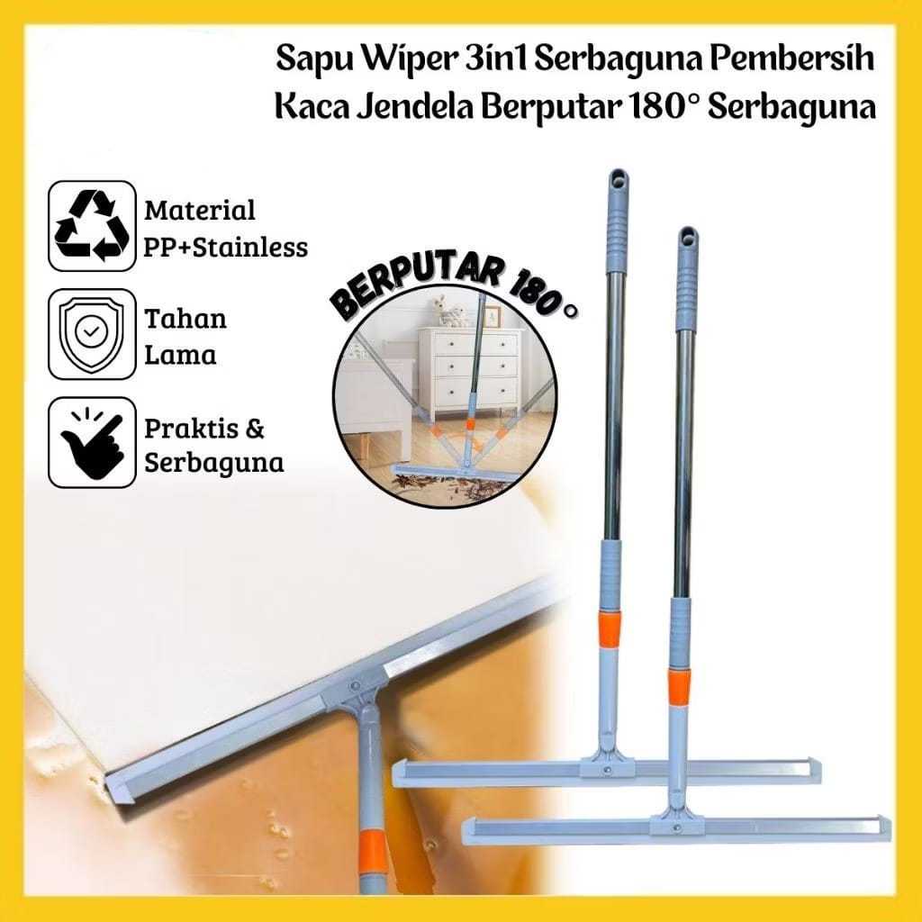 Jual Sapu Wiper 3in1 Pembersih Lantai Kamar Mandi Kaca Jendela / Alat ...
