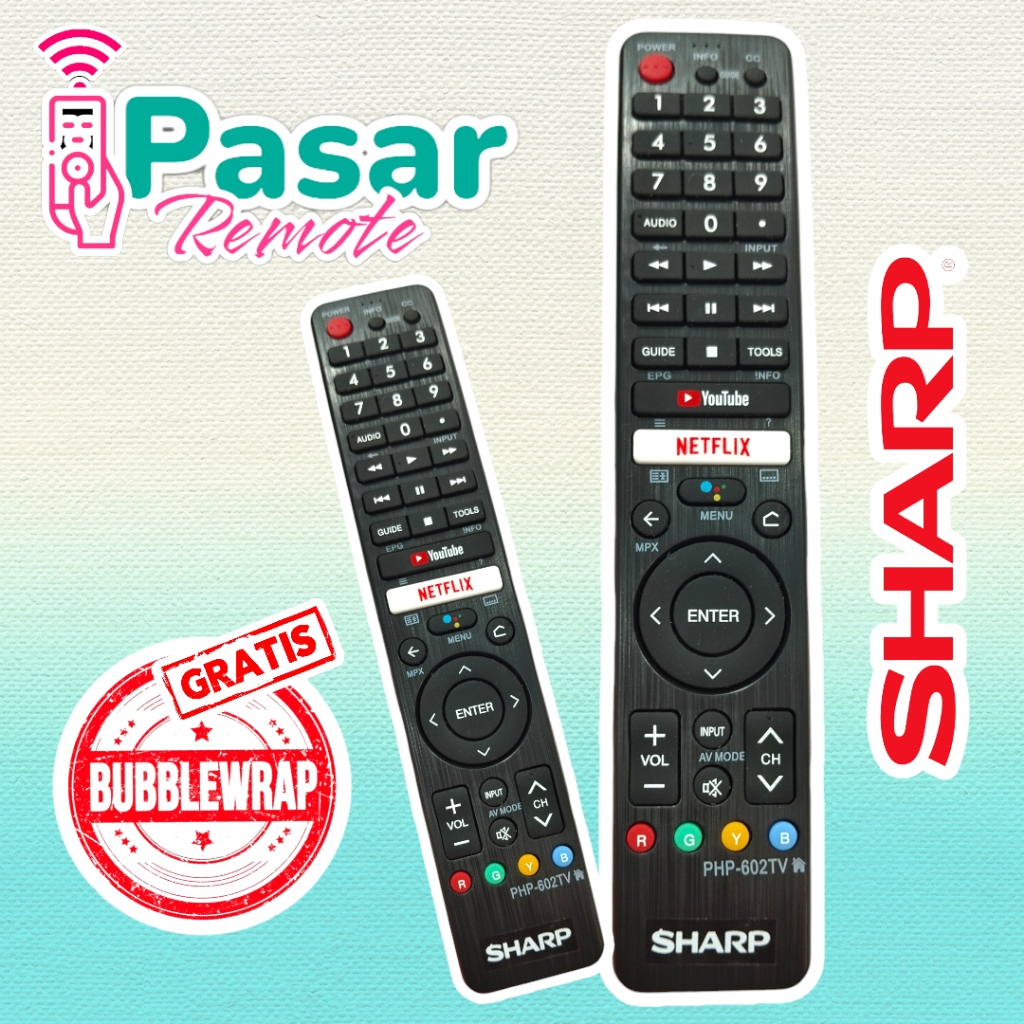 Jual REMOT TV SHARP SMART ANDROID | Shopee Indonesia
