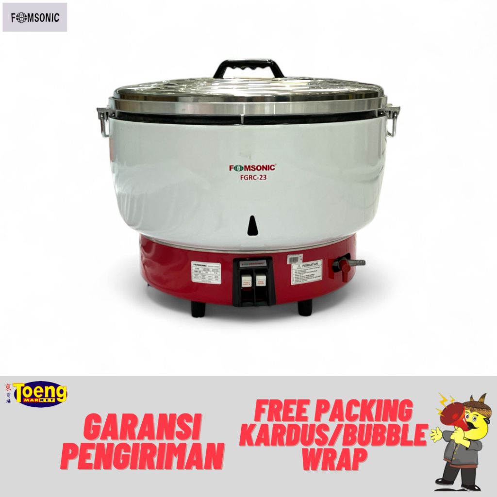 Jual Alat Masak Pemasak Nasi Jumbo Fomsonic - GAS RICE COOKER FGRC-23 ...