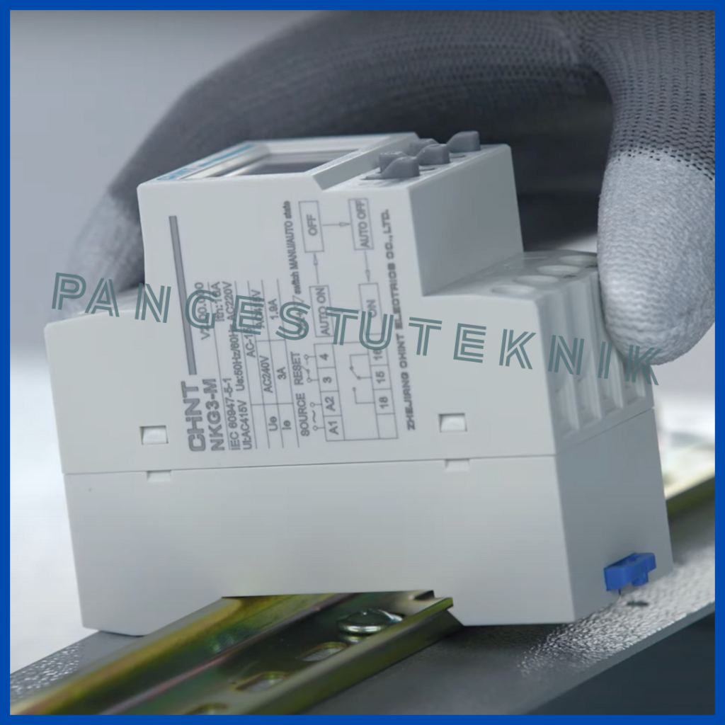 Jual Chint Timer DIN RAIL NKG3-M 16-On 16-Off AC220V DIN-RAIL Micro ...