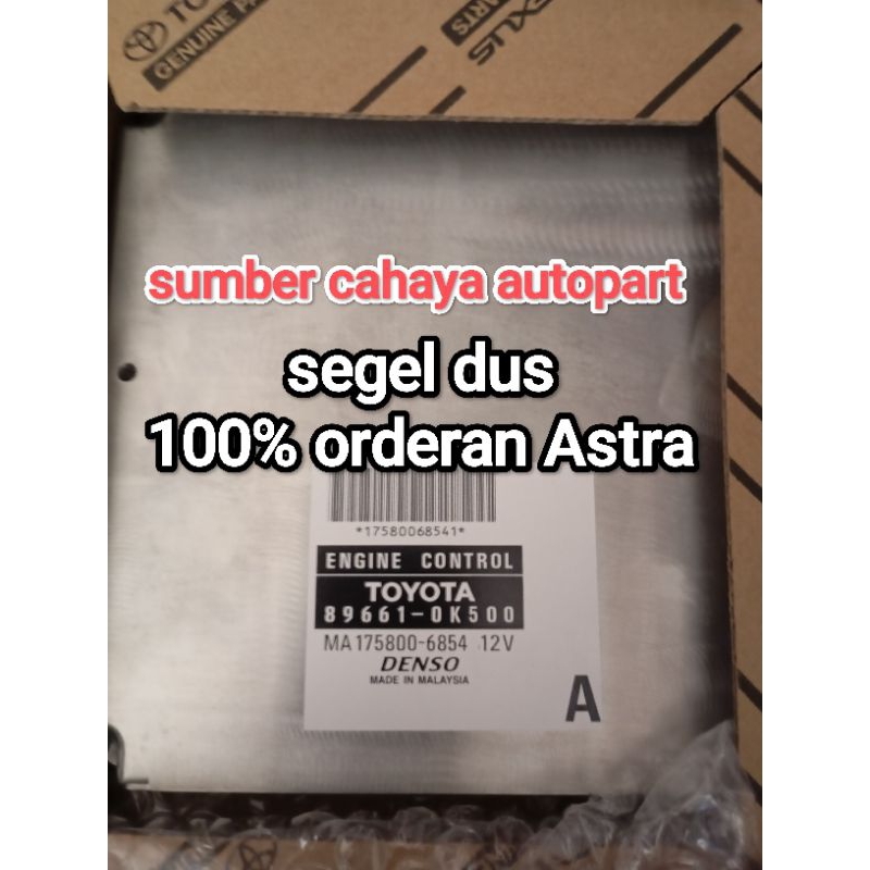 Jual ecu komputer engine control innova hilux diesel 89661-0K500 ...
