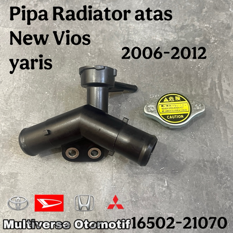 Jual Pipa Radiator Atas Pipa By Pass Yaris Vios 2006-2012 Original ...