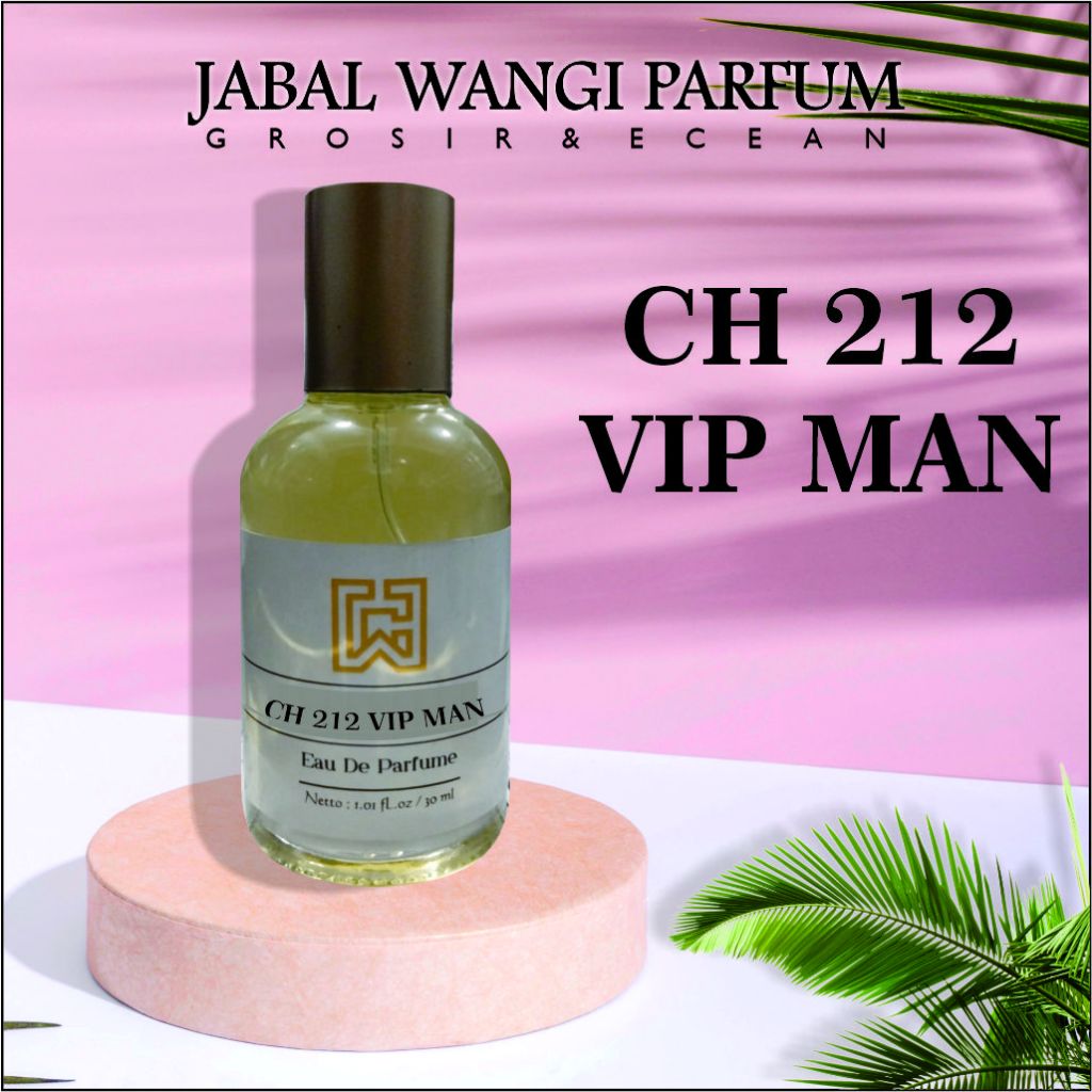Jual (30ML) CH 212 VIP MAN. LELABO PARFUM REFIL. PARFUM SPRAY ISI ULANG ...