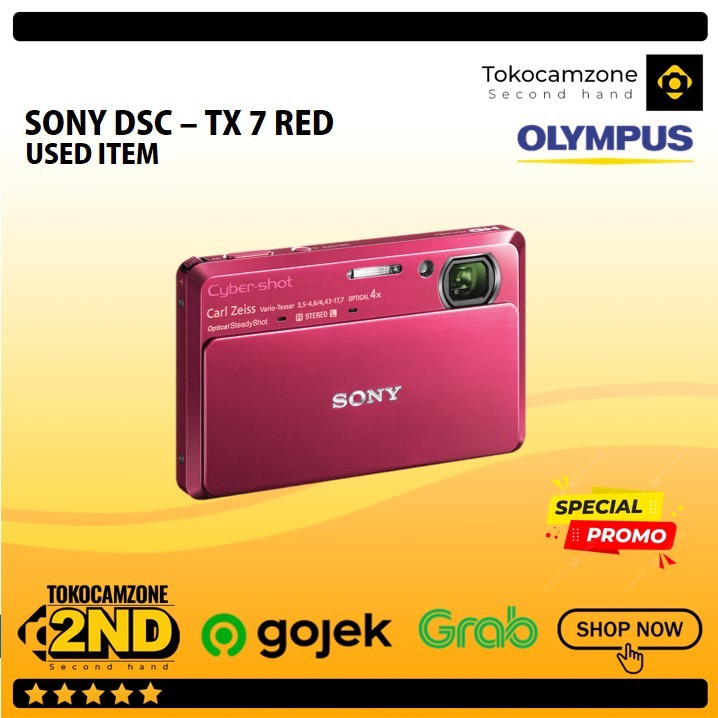 Jual Sony DCS - TX 7 Red used item. | Shopee Indonesia