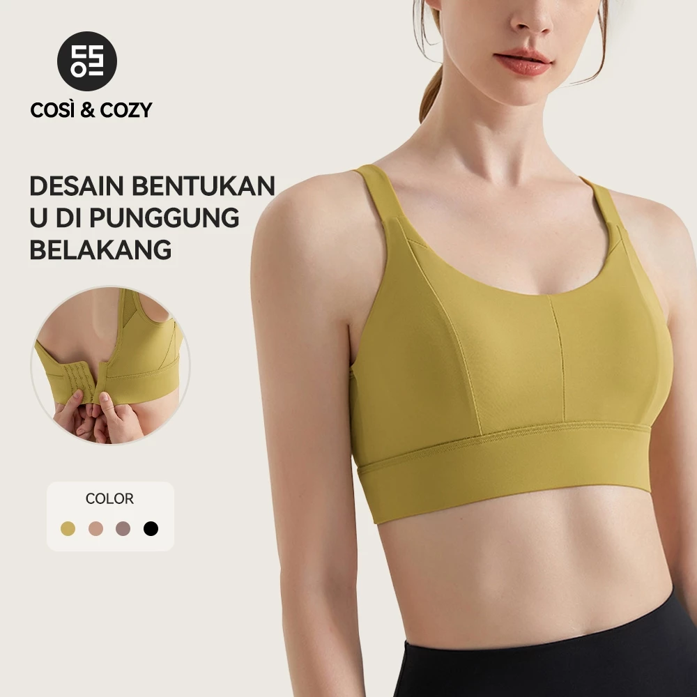 COSI COZY Sport Bra Mesh Tank Top Slide 4