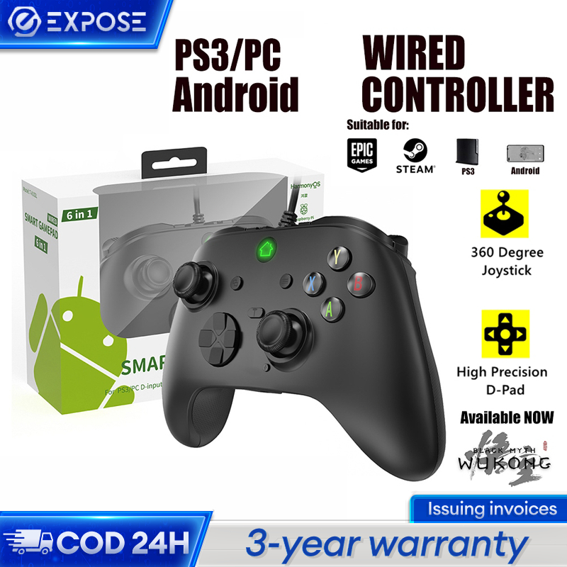 Xbox Controller PS4 Gamepad Joystick for Android and iOS Wired Controller  Compatible with PS4