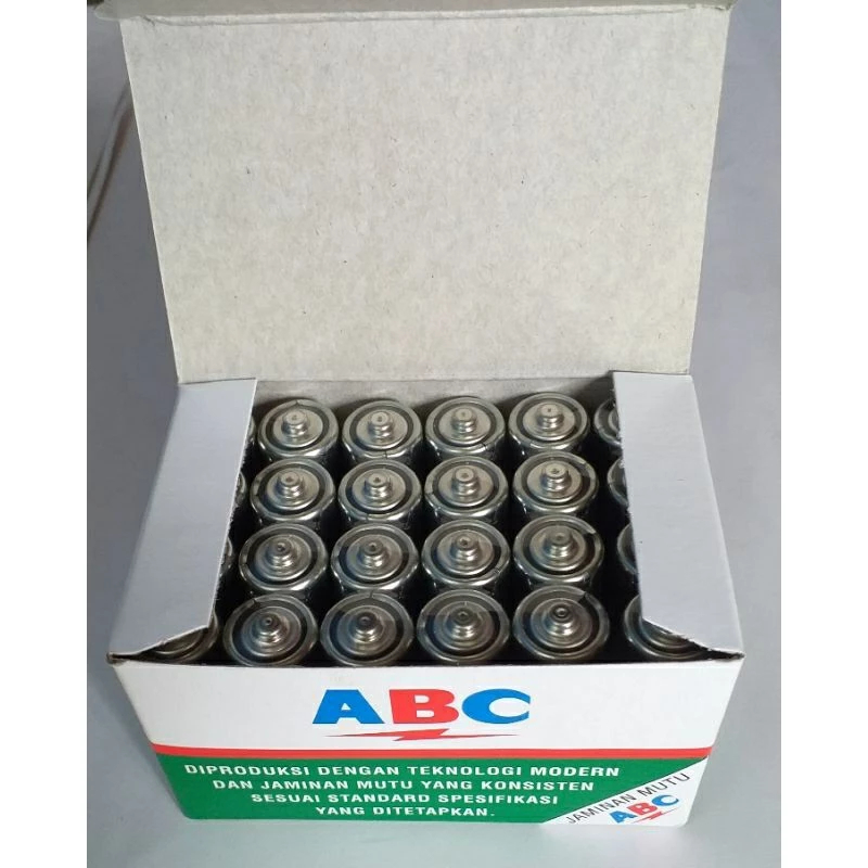 Jual Baterai ABC AA/R6 Hijau Isi 24pcs (1 BOX) | Shopee Indonesia