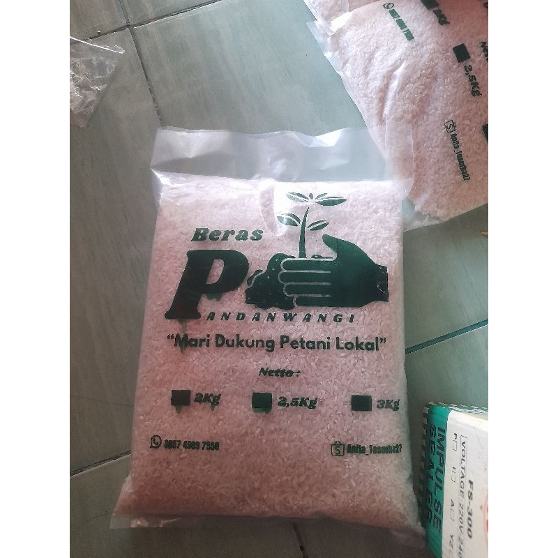 Jual Beras | Beras kemasan label 1kg, 2kg, 2,5kg, 3kg | Beras ...