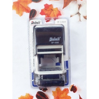 Jual DESKMATE RP-4060 Self Inking DIY Stamp Kit 10 Lines Stampel Kit ...