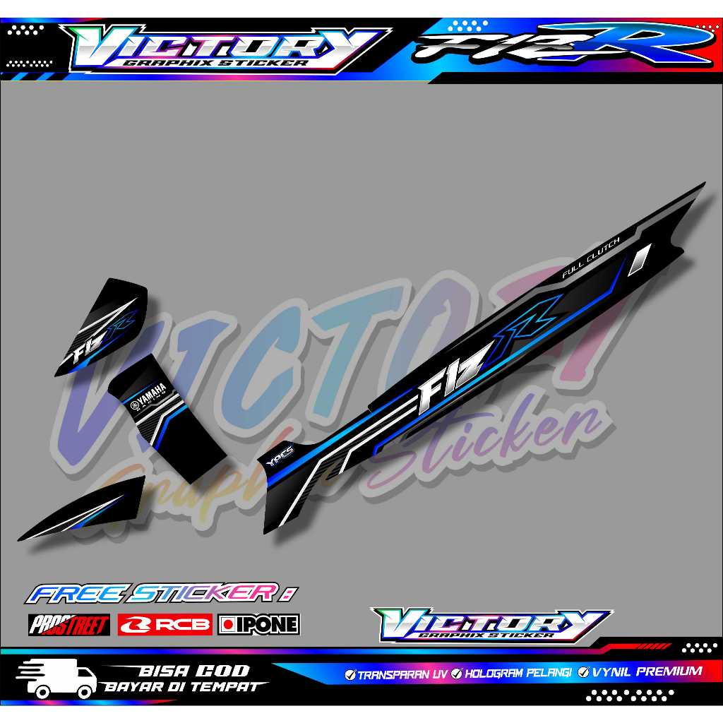 Jual STRIPING VARIASI YAMAHA FIZ R / STICKER LIST VARIASI MOTOR YAMAHA ...