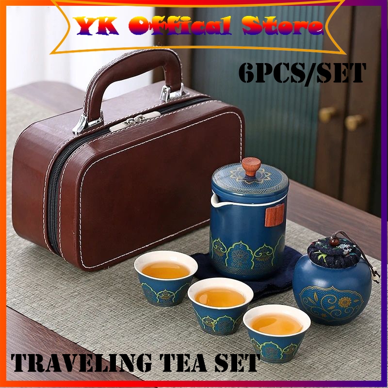 Jual 5PCS/6PCS/Set Tea Set Gift Set Premium Keramik Lengkap Hampers ...