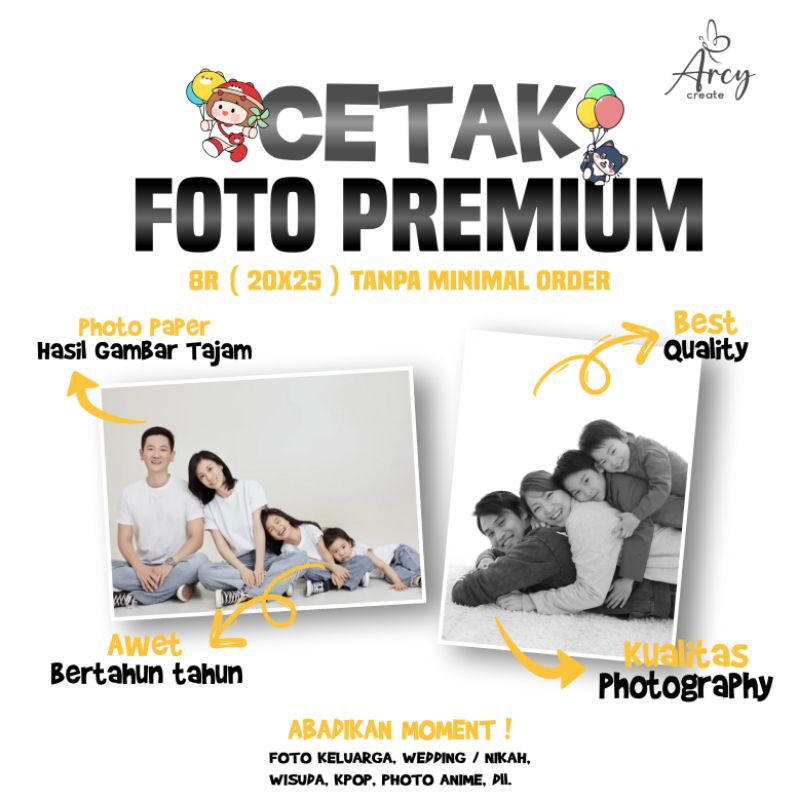 Jual Cetak Foto Ukuran 8R Bahan Premium | Shopee Indonesia