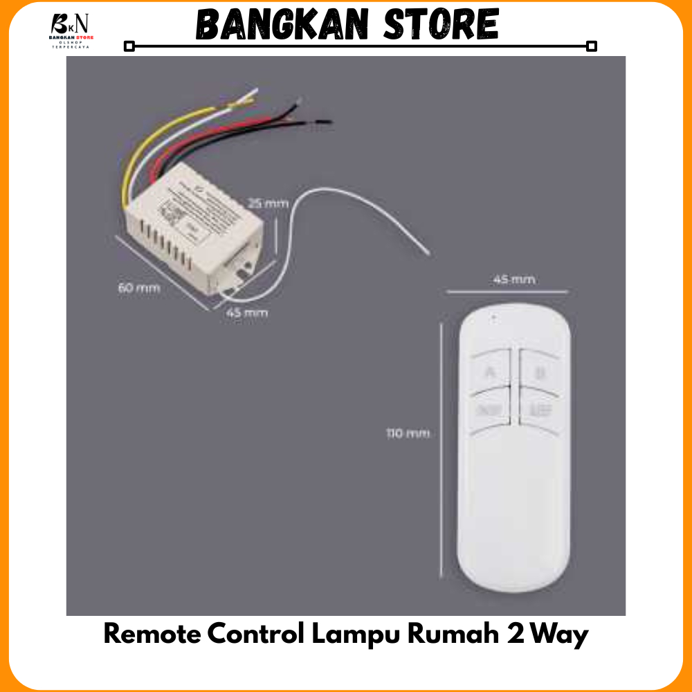 Jual Remote Control Lampu Rumah 2 Way | Shopee Indonesia
