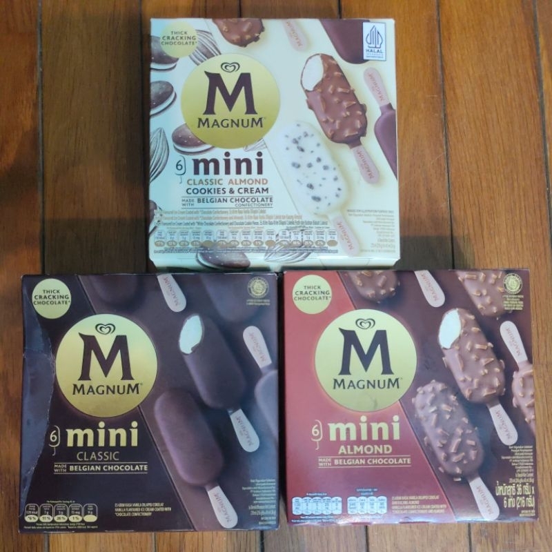 Jual magnum classic/magnum mini/magnum cookies and cream/ice cream ...