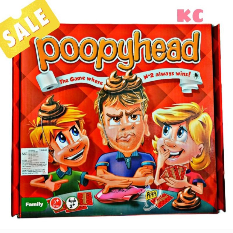 Jual POOPY HEAD. MAINAN ANAK DAN KELUARGA. PRANK BOARD GAMES | Shopee ...