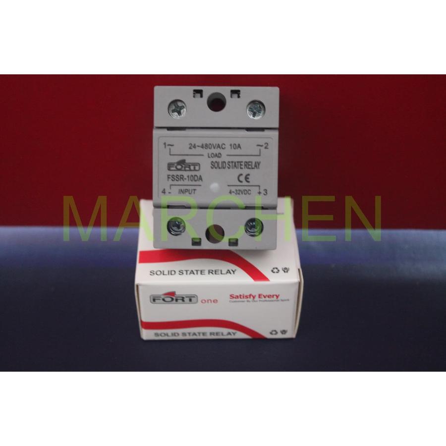 SSR-10DA Solid State Relais – 10A, 3-32V DC Eingang, 24-380V AC Last, Schnelles Schalten (<10 Ms), Mit Kühlkörperempfehlung