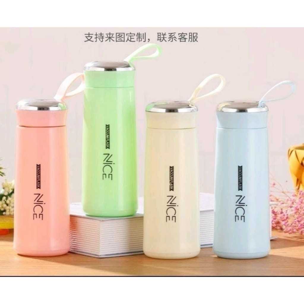 Jual kit Botol Minum Nice Tumblr Anak 400ml | Botol Minum Kaca Lucu ...