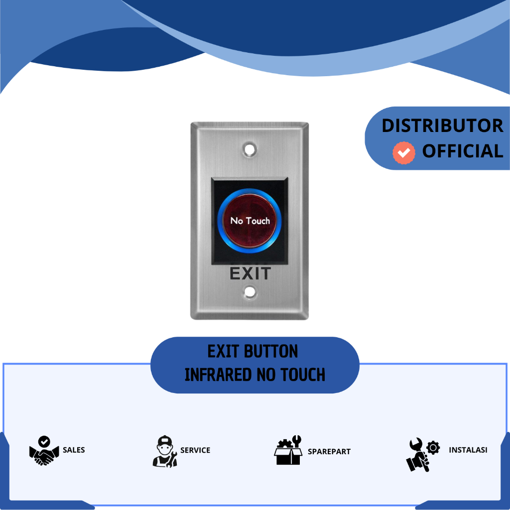 Jual EXIT BUTTON NO TOUCH TOMBOL ACCESS DOOR | Shopee Indonesia