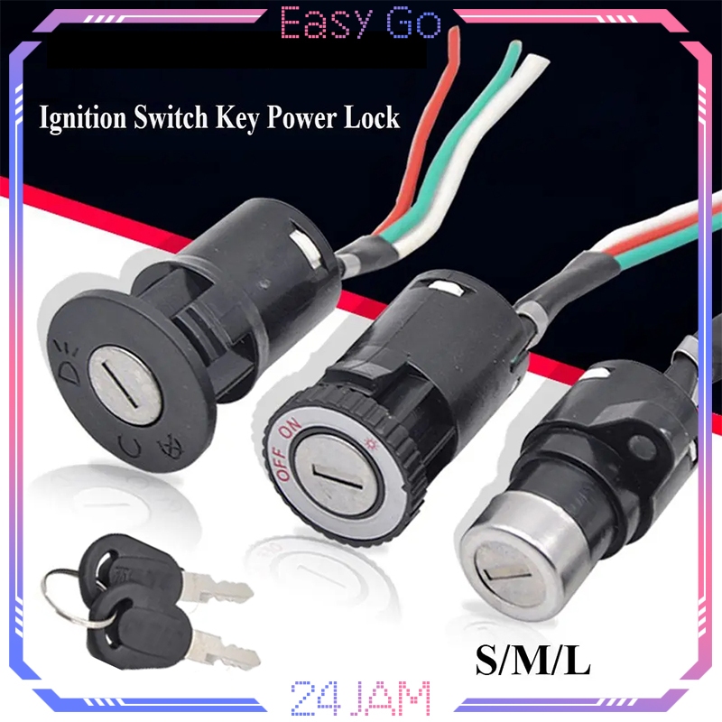 Jual Kunci Kontak Sepeda Listrik 3 Pin Switch On Off Kunci Sepeda ...