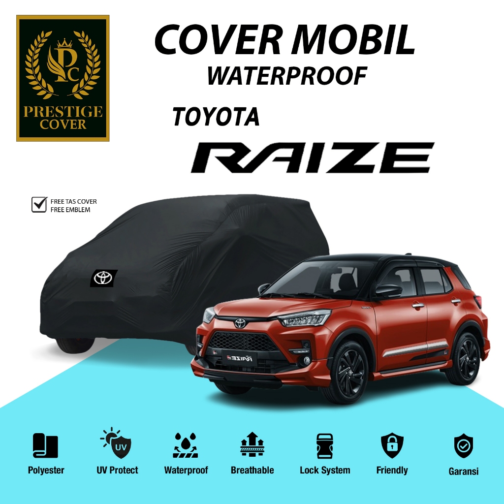 Jual Cover Mobil New Raize G, GR Sport Turbo / Sarung Mobil Toyota ...