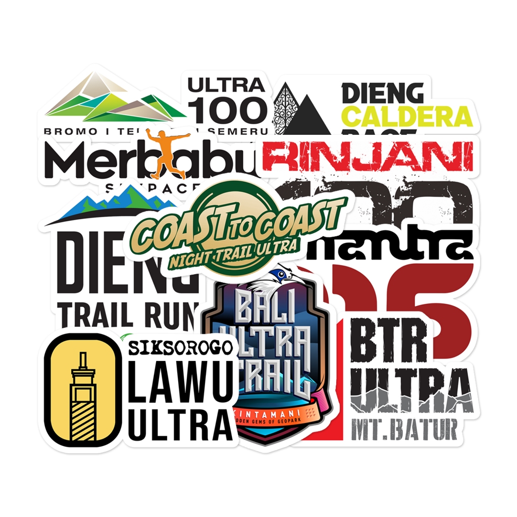 Jual Stiker Event Trail Running Sticker Pack vol. 1 (The Legendary ...