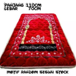 Sajadah Tebal Empuk Motif Turki Ukuran Besar Bahan Busa Bulu Halus Lembut Anti Slip Lantai