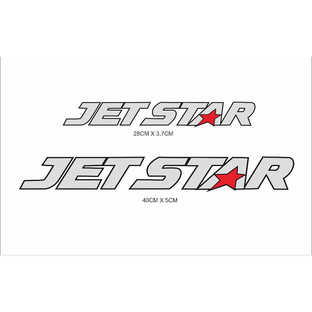 Jual STIKER CUTTING MITSUBISHI JETSTAR 1SET DEPAN BELAKANG | Shopee ...