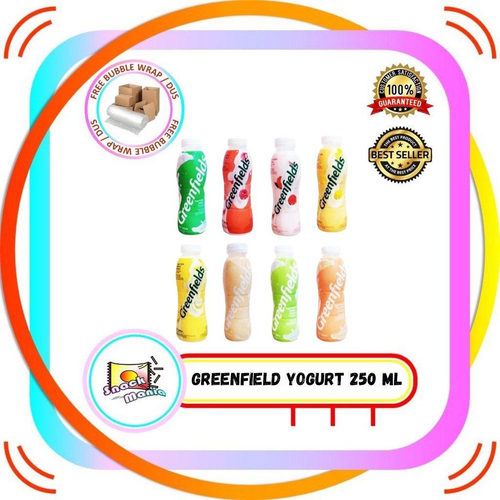 Jual Greenfields Yogurt Drink 250 ml Minuman Yoghurt Greenfield ...