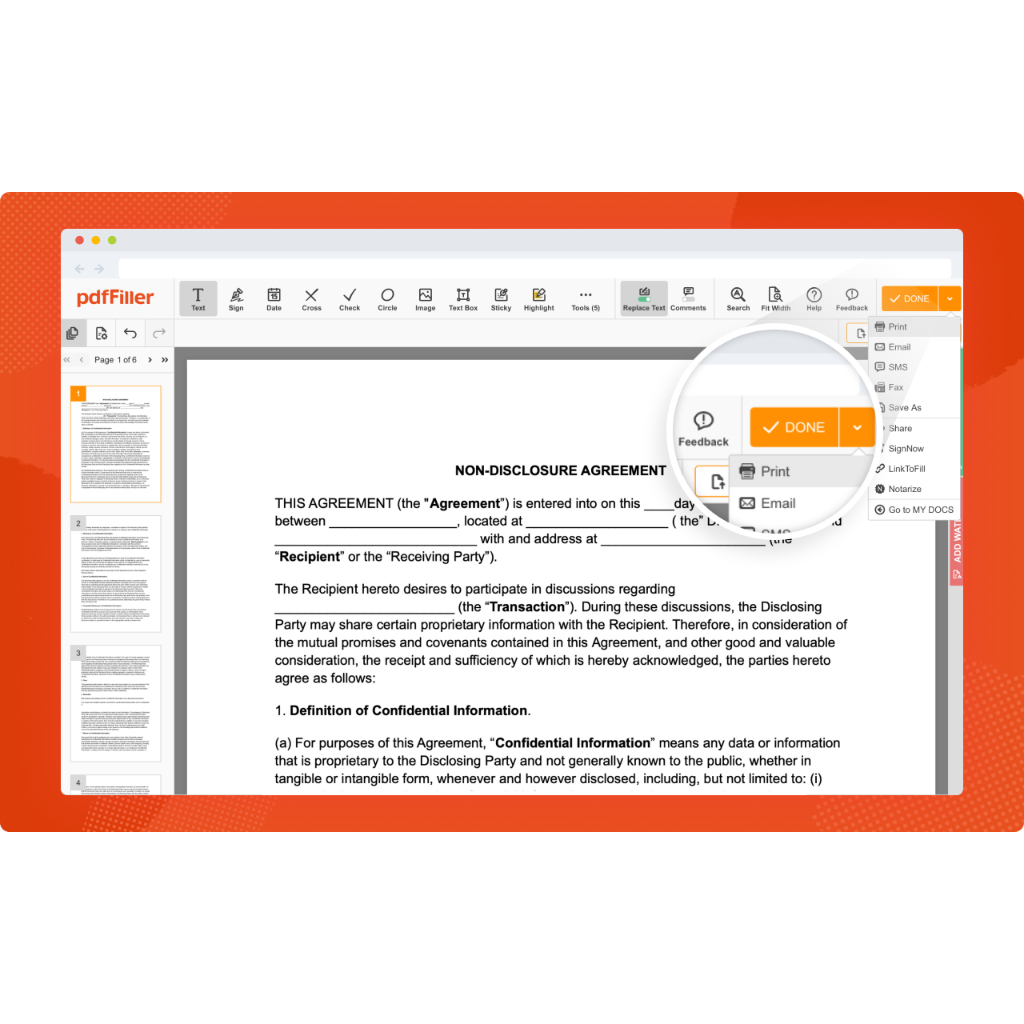 Jual pdfFiller Premium Account Merge/Edit PDF to Word | Watermark ...
