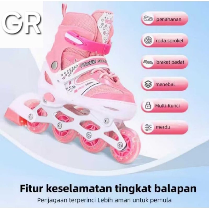 Jual Sepatu Roda Anak Dan Dewasa Import Inline Skate Laki Laki Dan ...