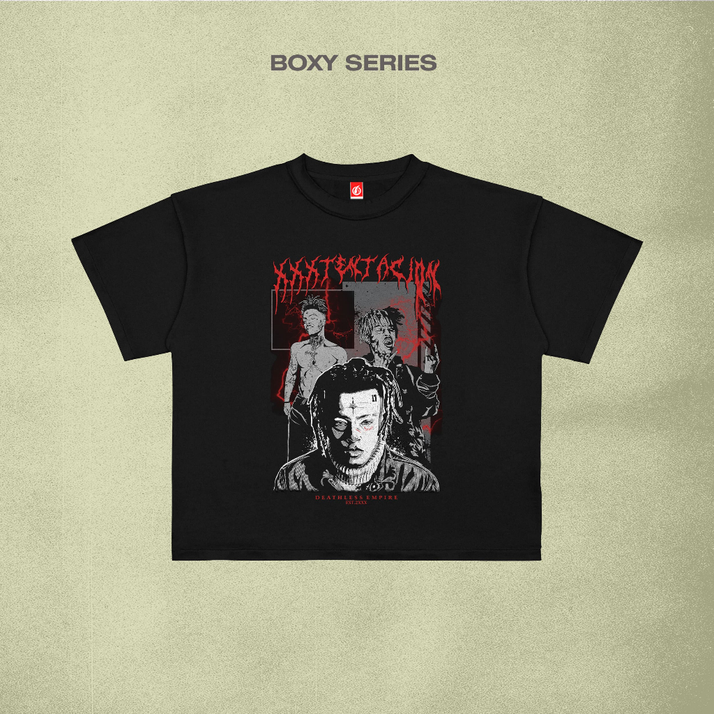 Jual DEATHLESS KAOS BOXY | XXX | BOXY FIGURE SERIES | Shopee Indonesia