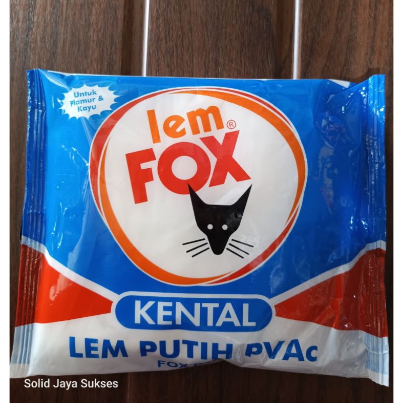 Jual Lem Fox 350 Gram Plastik 350gram Lem PVaC Putih Fox 350 Gram / Lem ...