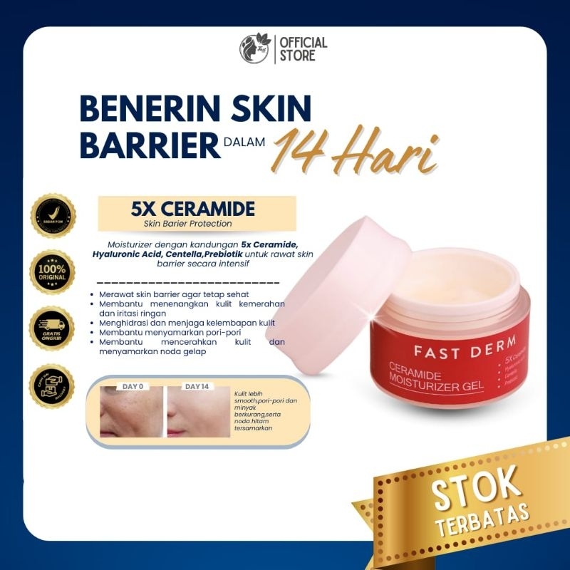 Jual Moisturizer Gel Fastderm NEW | Shopee Indonesia