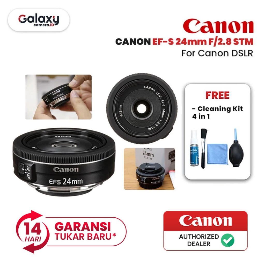 Lensa Canon EF-S 24mm F/2.8 STM