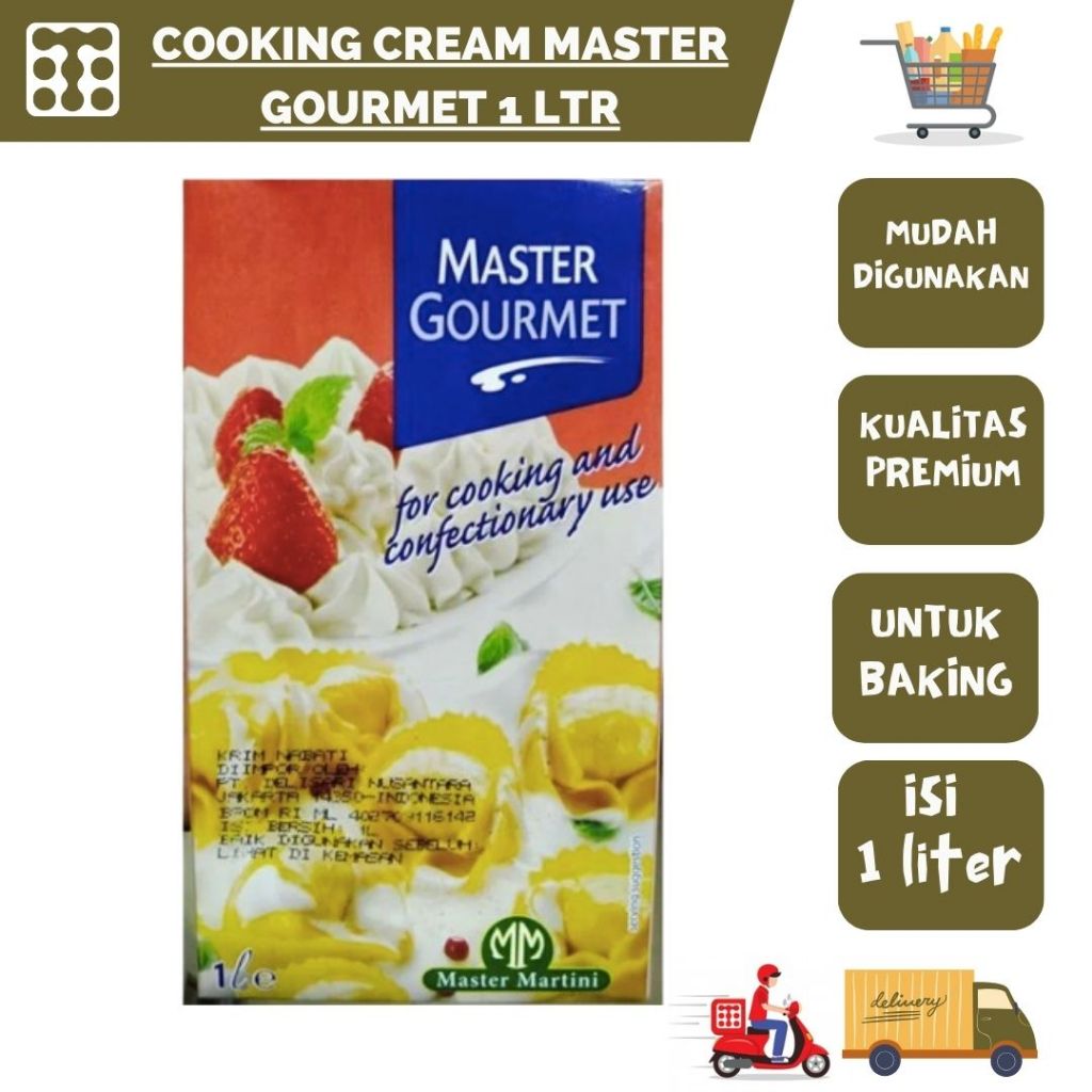 Jual Cooking Cream Master Gourmet 1 Ltr | Shopee Indonesia