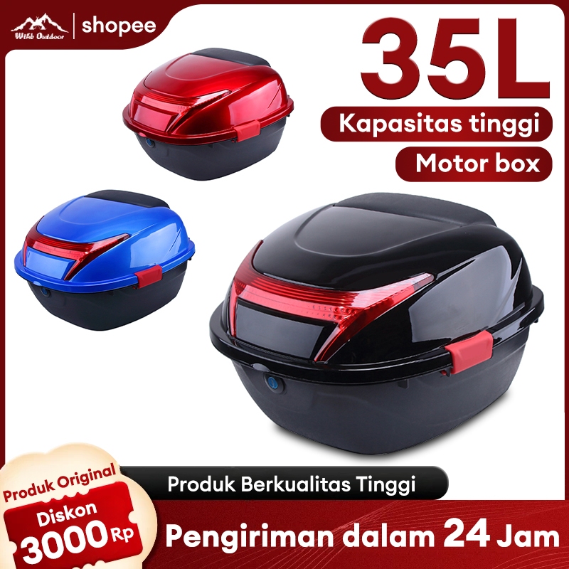 Jual WTHB Outdoor Box Motor 35l Belakang Motor Box Motor Tail Box ...