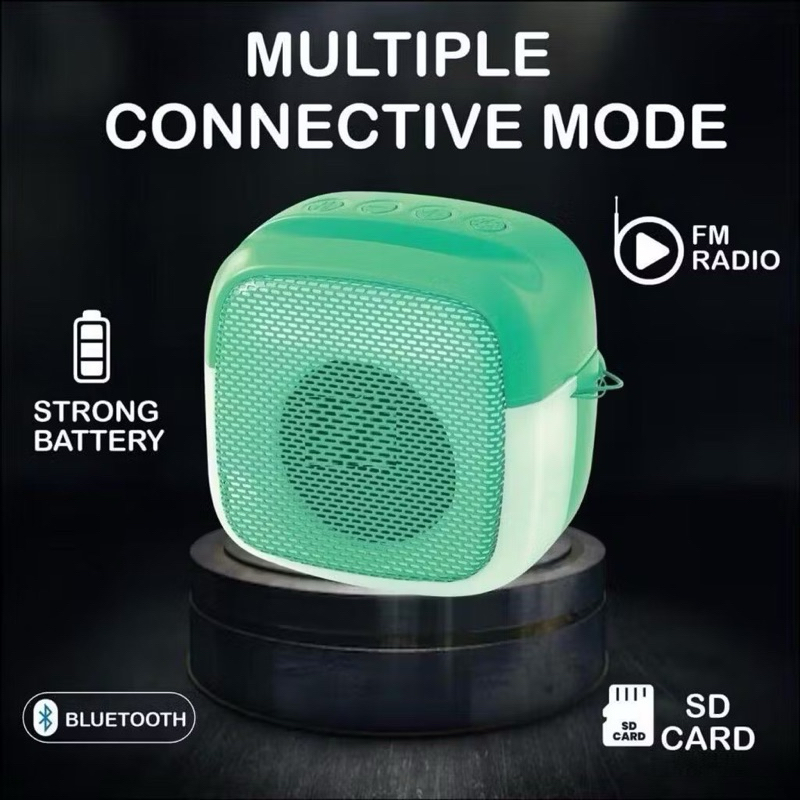 Jual Speaker Bluetooth A-013 Portable Speaker Wireless Mini Stand LED ...