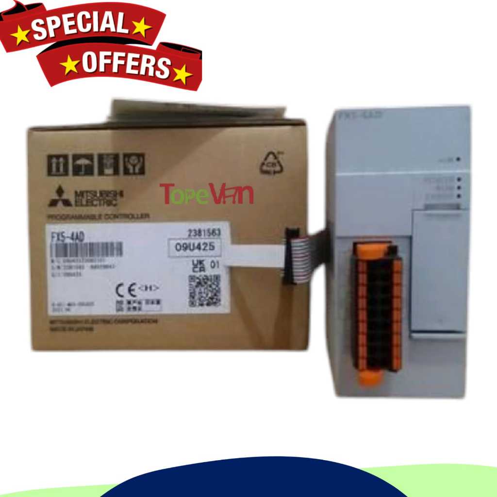 Jual PLC Mitsubishi FX5-4AD FX5 4AD FX54AD analog input module FX5U ...