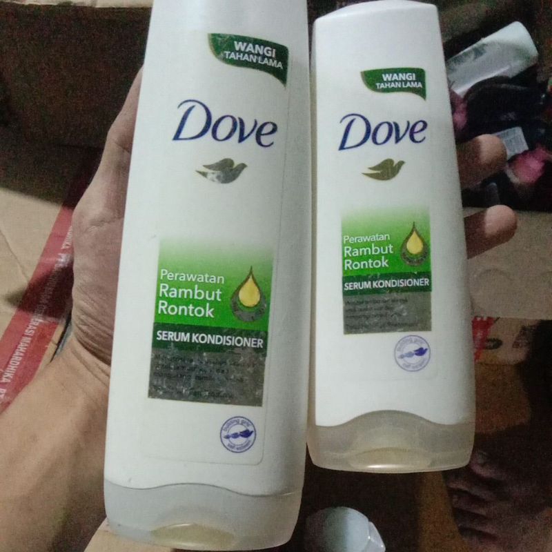 Jual Conditioner Dove perawatan rambut rontok 160ml & 320ml (STIKERNYA ...