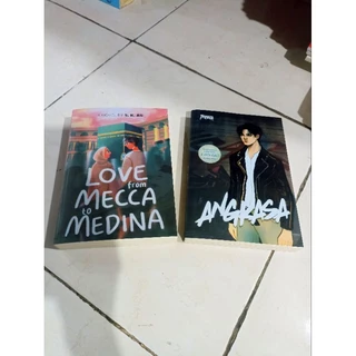 OBRAL BUKU MURAH ORIGINAL / NOVEL REMAJA / 1 PAKET 2 BUKU / ANGKASA / LOVE FROM MECCA TO MEDINA / ROMANCE / DEWASA / FIKSI /