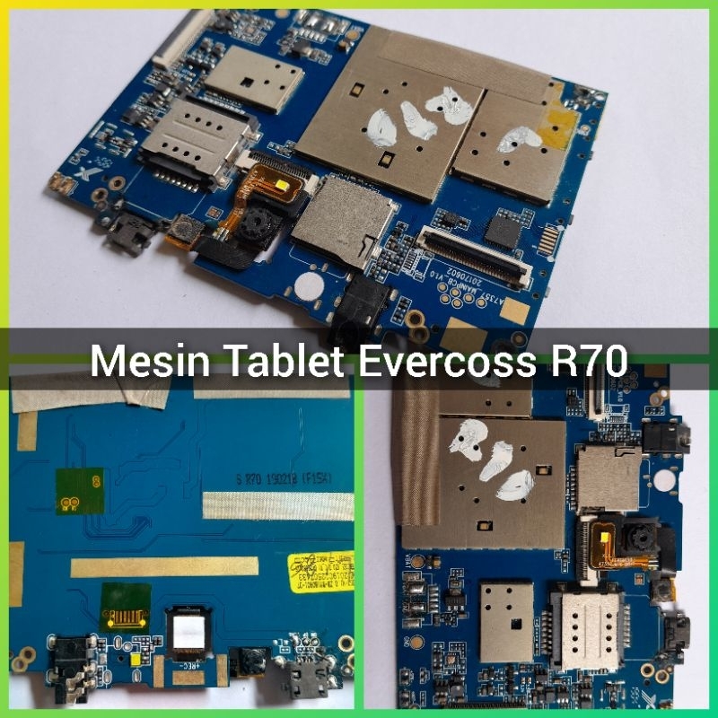 Jual Mesin Mainboard Tablet Evercoss R70 Normal Original tested ...