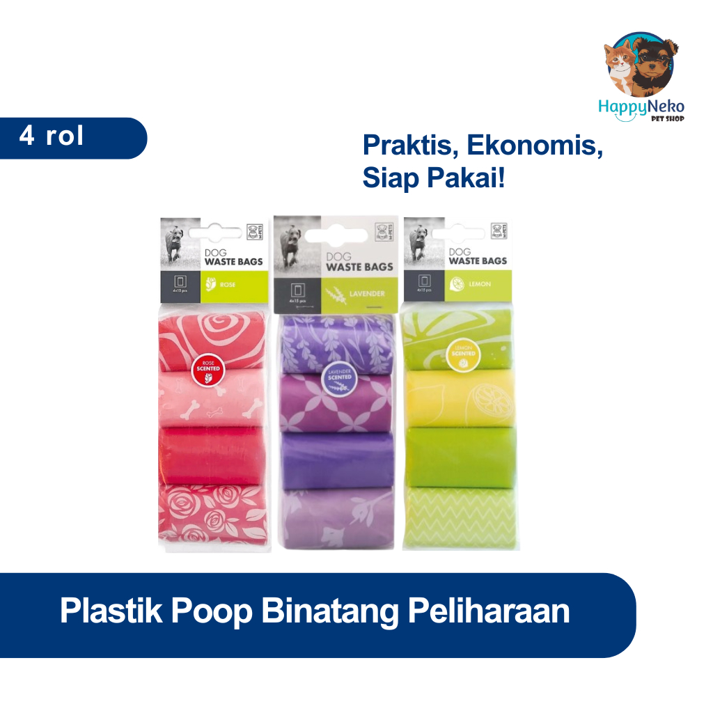 Jual Plastik Poop Anjing Kucing Dog Cat dispenser refill | Shopee Indonesia