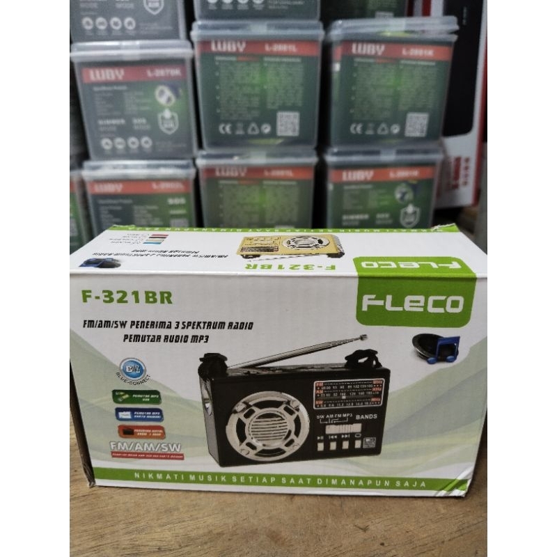 Jual RADIO JADUL FLECO F-321BR Radio Suara Besar Sinyal Kaut MP3 ...